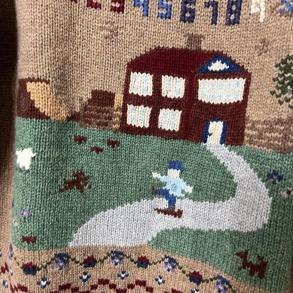 Polo Ralph Lauren Element Wool Sweater Mens size 2XL Brown NWT Rare - Picture 2 of 6